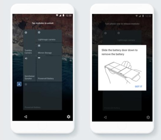 google ara phone screens